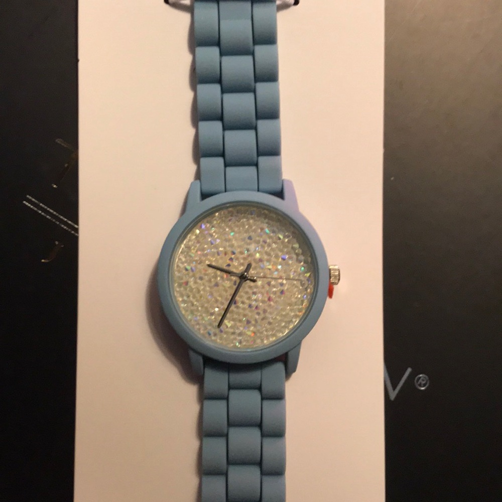 Sky blue watch